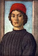 LIPPI, Filippino Portrait of a Youth sg oil painting on canvas